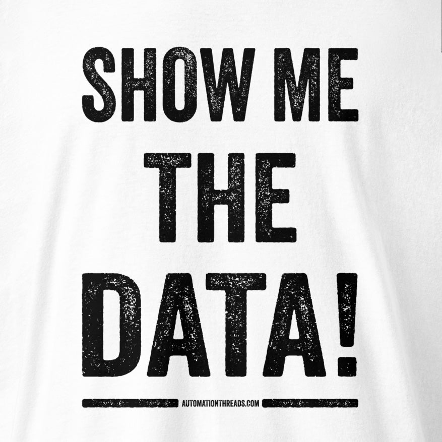 Show Me the Data Raglan - Automation Threads