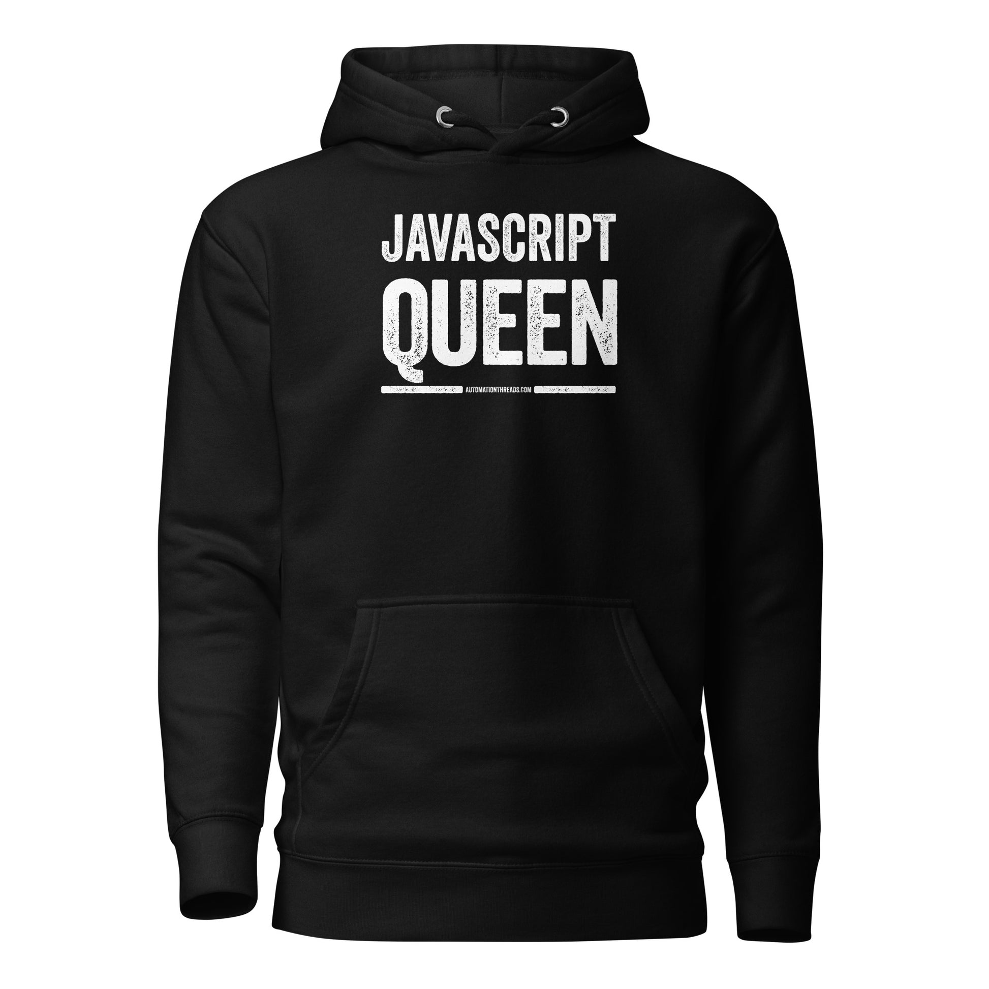 Javascript Queen Hoodie - Automation Threads