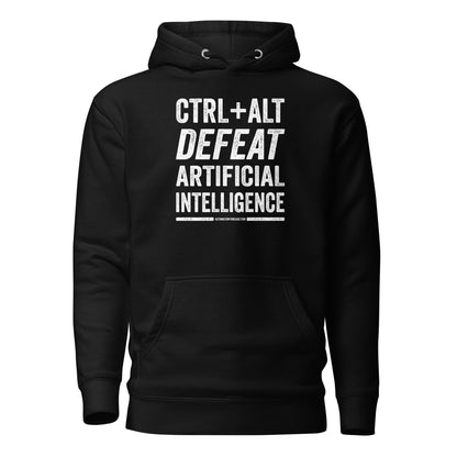 Ctrl+Alt+Defeat, Artificial Intelligence Hoodie - Automation Threads