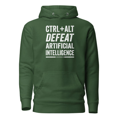 Ctrl+Alt+Defeat, Artificial Intelligence Hoodie - Automation Threads