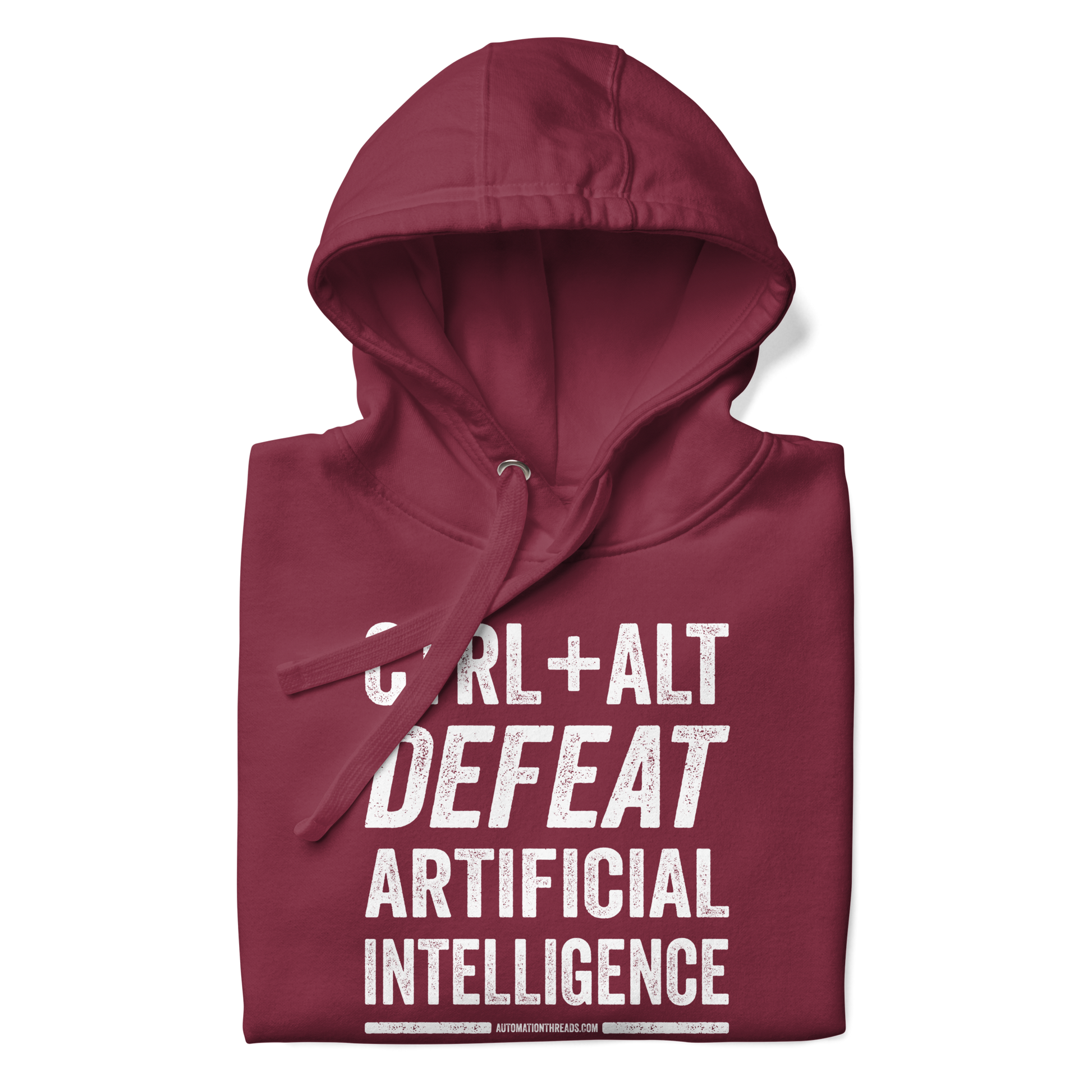 Ctrl+Alt+Defeat, Artificial Intelligence Hoodie - Automation Threads