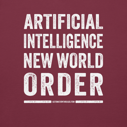 Artificial Intelligence New World Order Hoodie - Automation Threads