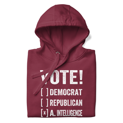 Vote! Democrat, Republican, Ai Hoodie - Automation Threads