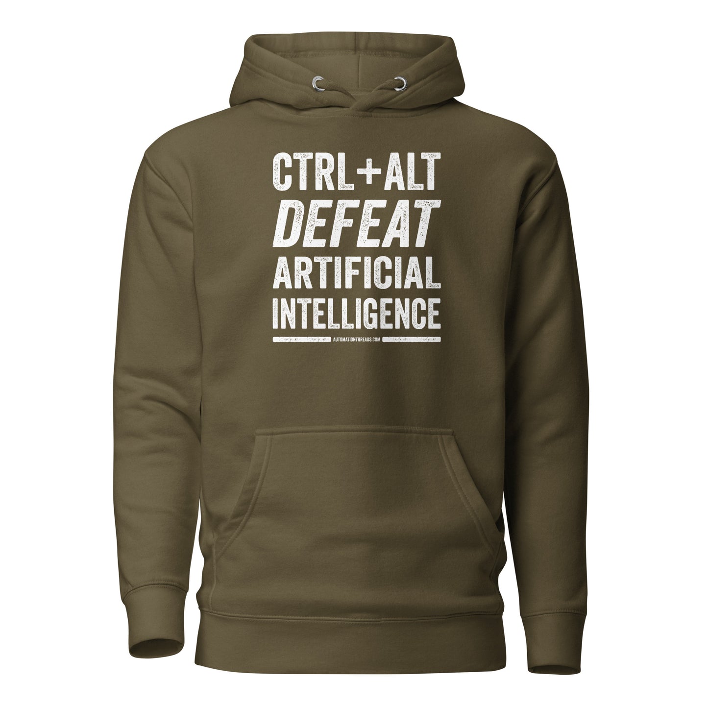 Ctrl+Alt+Defeat, Artificial Intelligence Hoodie - Automation Threads