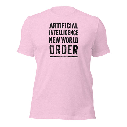 Artificial Intelligence New World Order Tee - Automation Threads