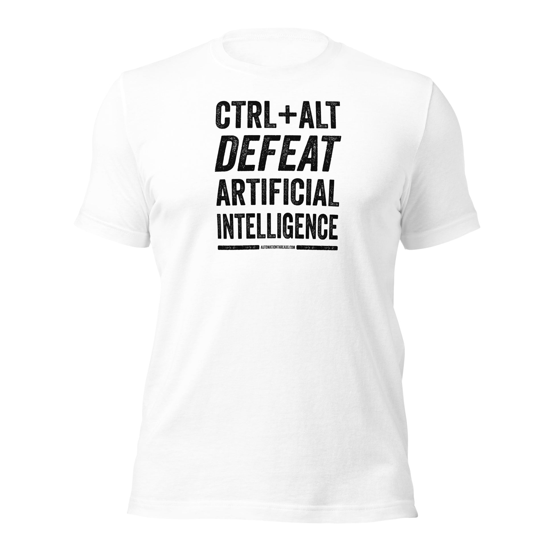 Ctrl+Alt+Defeat, Artificial Intelligence Tee - Automation Threads