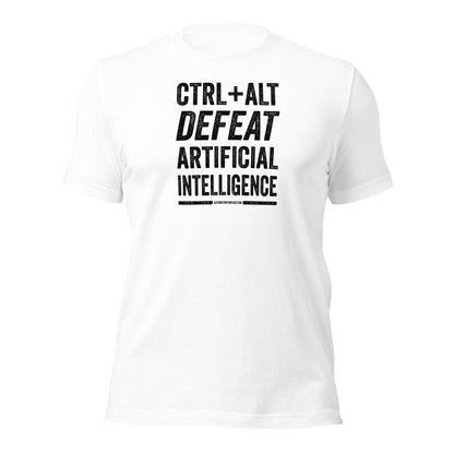 Ctrl+Alt+Defeat, Artificial Intelligence Tee - Automation Threads