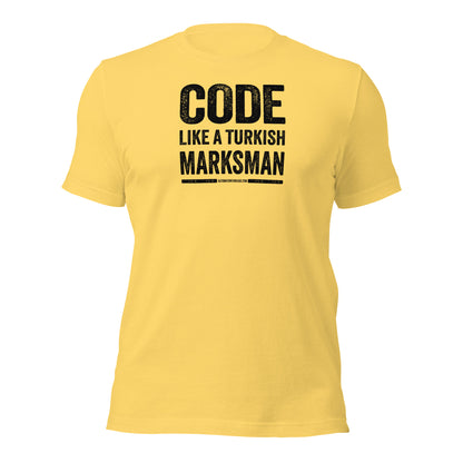 Code Like a Turkish Marksman Tee