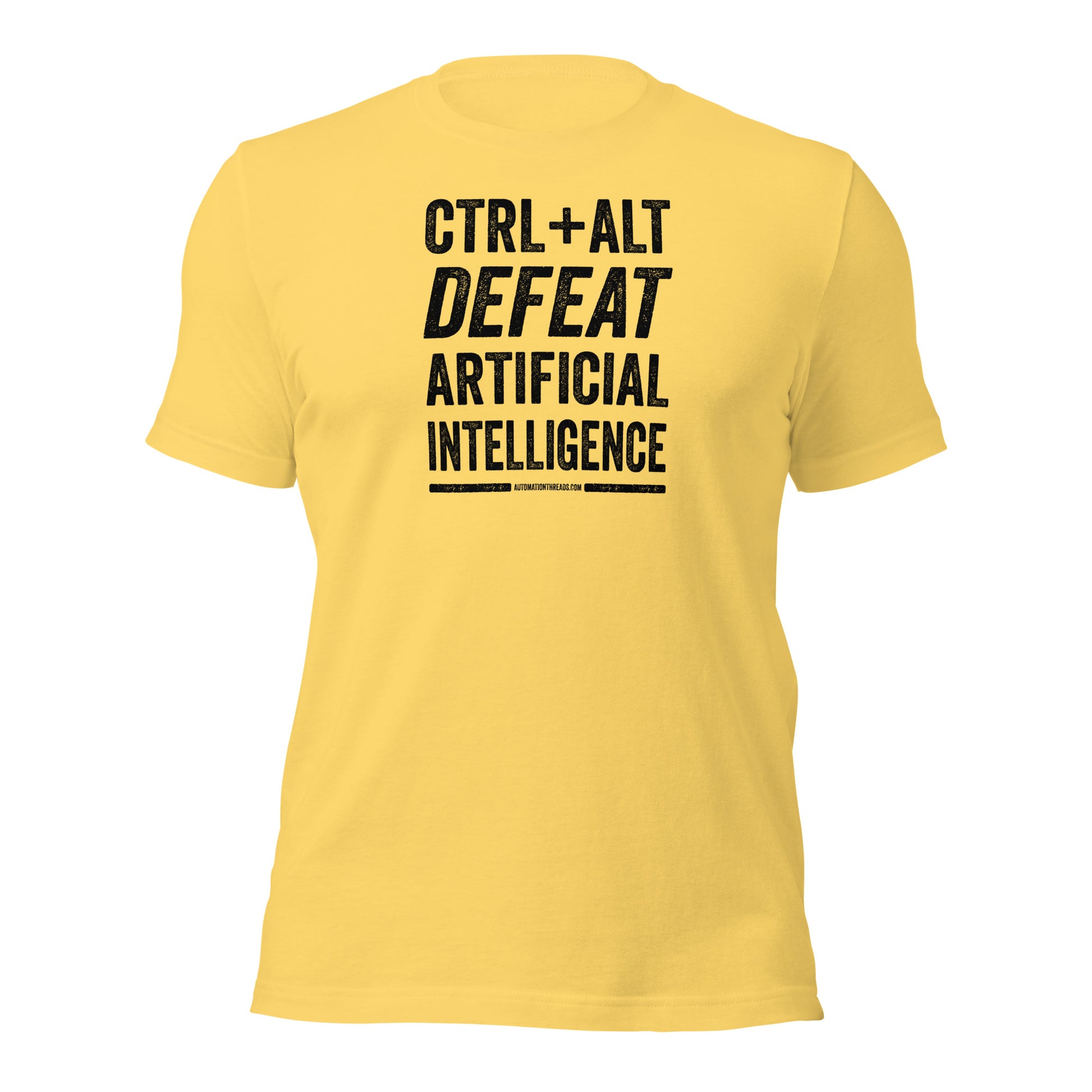 Ctrl+Alt+Defeat, Artificial Intelligence Tee - Automation Threads